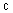c